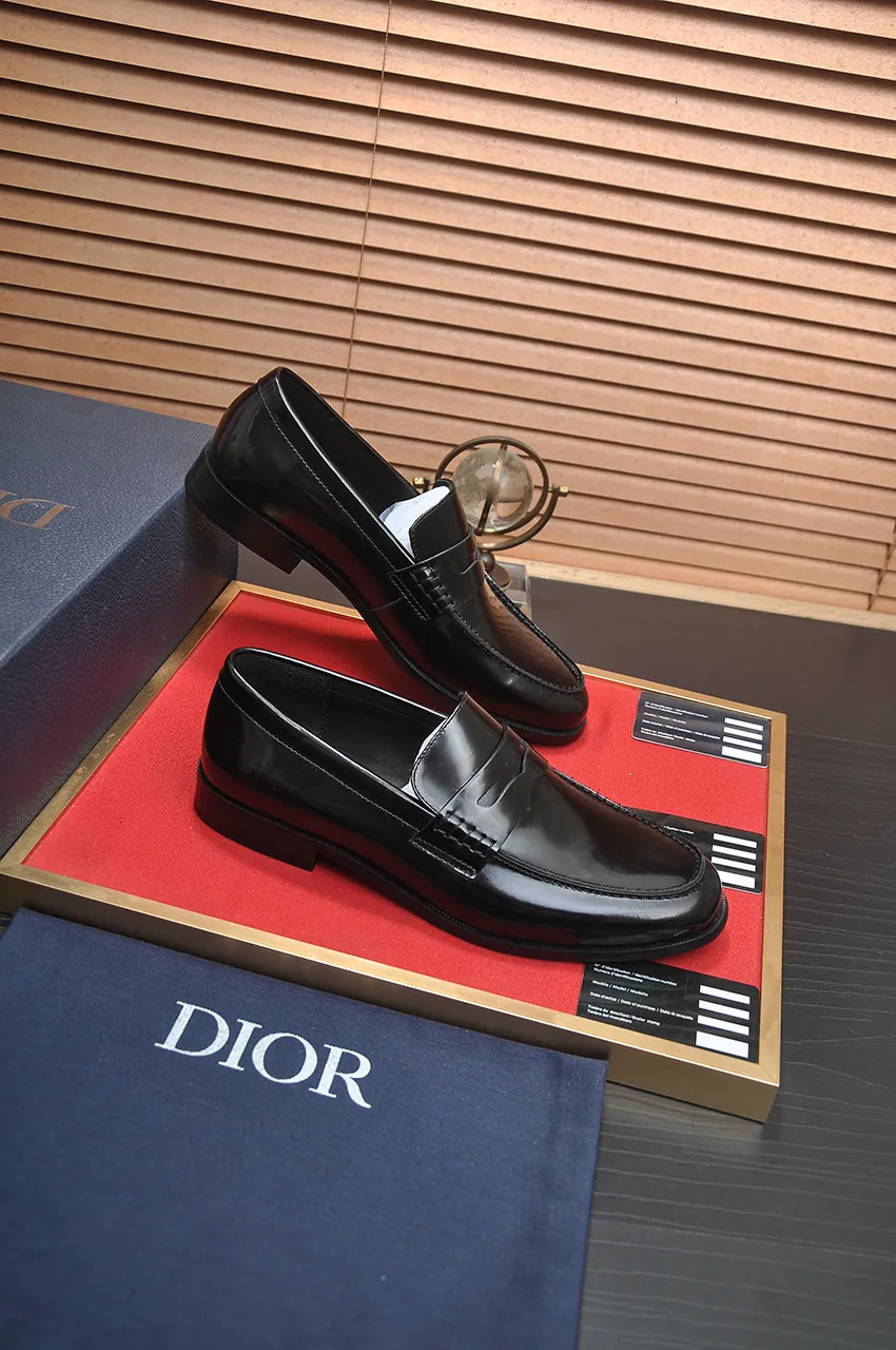 Men's shoes 💰580💶[Dior] (water-dyed cowhide lining) Dior original 1:1 high-quality factory, imported original materials, imported raw cowhide, water-dyed cowhide lining, original TPU outsole, code number: 39-44 (45 customized)